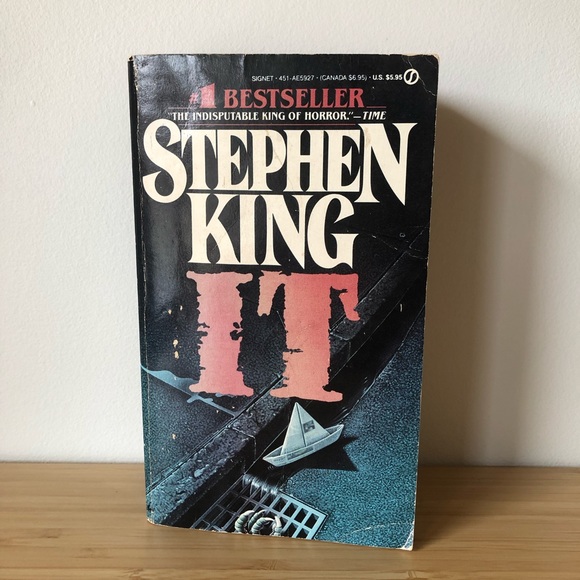 Stephen King Vintage Paperback 5 Book Lot IT Thinner Tommyknockers Bag of Bones - Picture 4 of 12